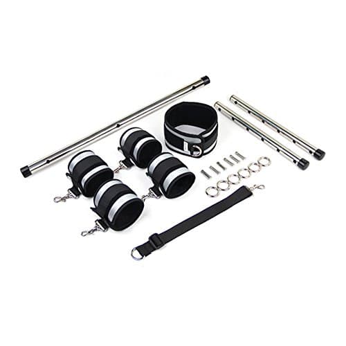 BXYIZU Spreader Bar Position Master Thigh Spreader Adjustable DIY Kit Cuffs Restraint Sports Training aid Tools for Legs and Arms