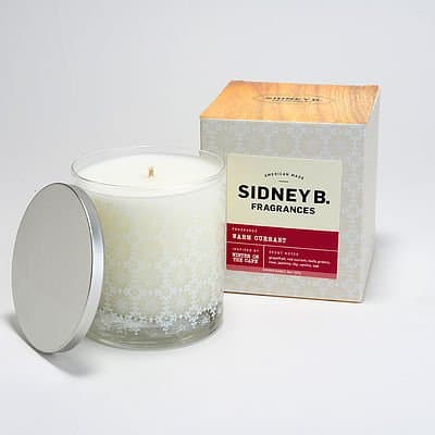 Sidney B. Fragrances Scented Candle 8oz- Warm Currant