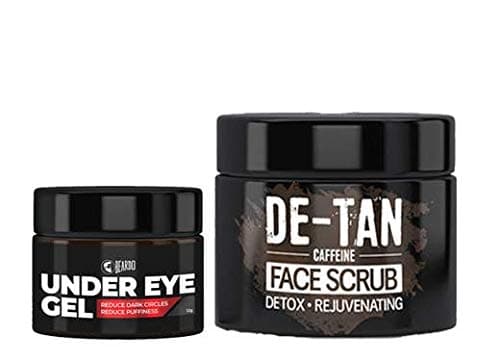 Beardo De-Tan Scrub And Under Eye Gel Combo