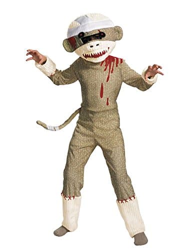 Zombie Sock Monkey Costume - Medium