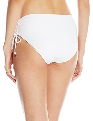 Women's Alex Adjustable Side Tie Bikini Bottom WhiteMedium