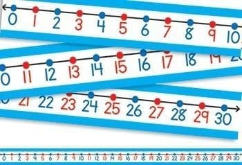 Student Number Lines 30/Pk by Carson Educational Products