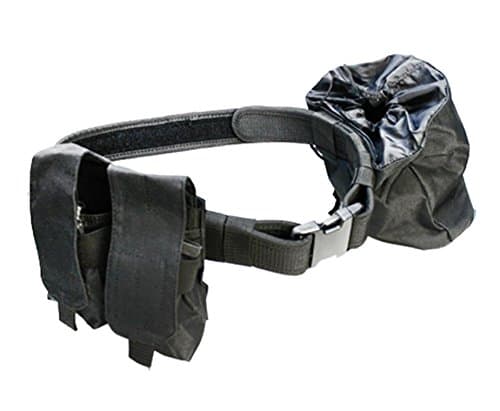 BLACK-Molle Tactical Dragonspine Utility Belt System Dump Pouch Mag Holder Pouches