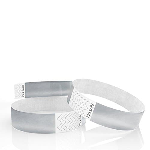 GrandstandStore.com - Silver Wristbands - 500ct