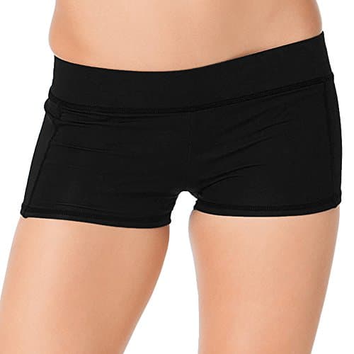 Anne Cole Locker Women's Core Solid Boyshort Swim Bottom-S-AC16_Blk