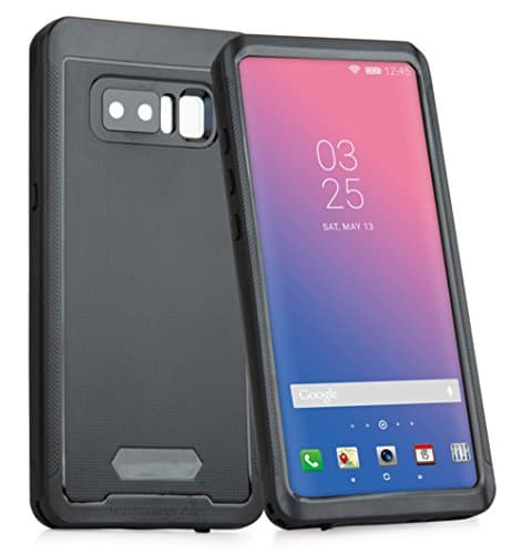 Samsung Galaxy Note 8 case Waterproof Ip68 Shockproof Slim Black Men Snowproof Armor Wireless Charging Support