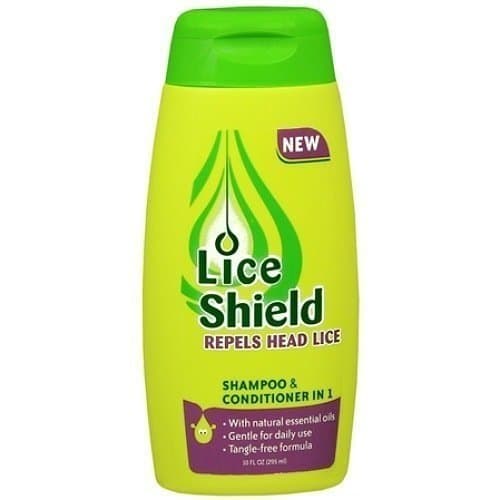 Lice Shield 2 in 1 Shampoo &amp; Conditioner, 10 oz. Per Bottle (2 Pack)