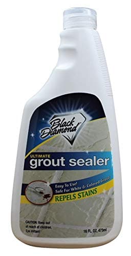 Black Diamond Stoneworks Ultimate Grout Sealer: Stain Sealant Protector for Tile, Marble, Floors, Showers and Countertops.