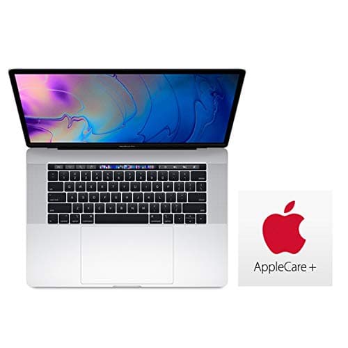 Apple 15-inch MacBook Pro with Touch Bar (Alternative for MR962LL/A) : 2.2GHz 6-core 8th-Generation Intel Core i7 Processor, 256GB, 16GB RAM, 555X GPU - Silver (Mid 2018) 3 Year AppleCare