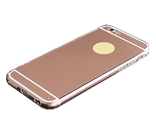 Yzhen@ Iphone 7 Plus Mirror Case, Luxury Slim Soft TPU Bumper With Electroplating Mirror Back Cover Case For Iphone 7 Plus (5.5 inch), (Rose Gold)