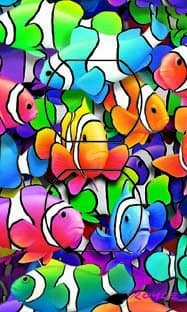 Clown Fish Single Duplex SwitchStix Peel and Stick Outlet Wall Plate Cover Décor