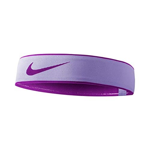 NIKE Pro Logo Headband (Purple, One Size)