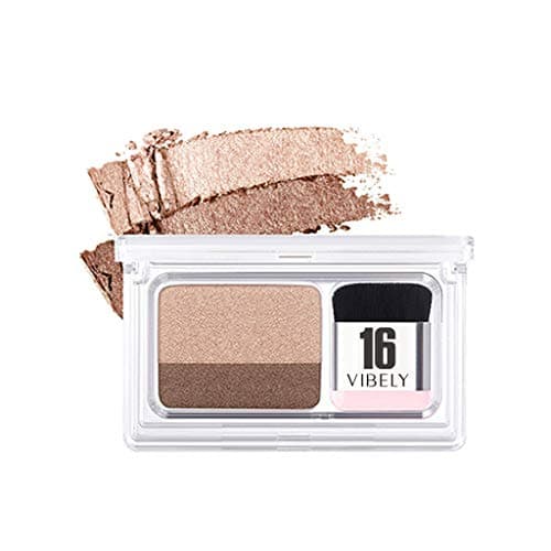 Loyalt 2 Colors Easy Quick Makeup Eyeshadow Set with Brush Two-tone Gradient
