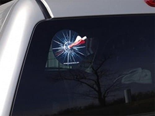 Smokin Rack Products Arrow Base Decal, Orange/White