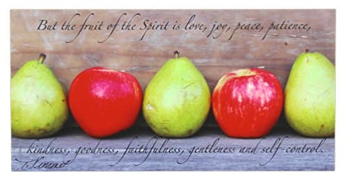 Subtle Verse 7.5" Inspirational Scripture Magnet "Fruit of the Spirit"