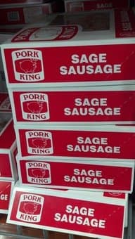 Pork King: Sage Sausage 2/5 Lb. Boxes