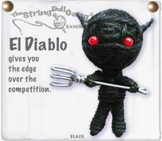 Kamibashi El Diablo the Devil Original String Doll Gang Keychain Toy by Kamibashi