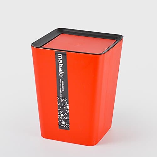 mini plastic trash/Creative desktop in the Office paper basket/household sanitary bucket without cover the living room-D