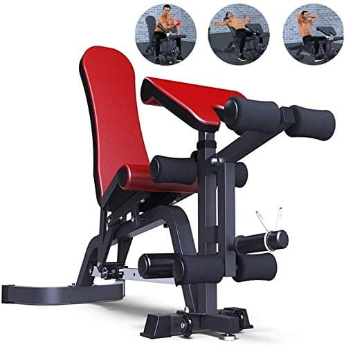 TZZ Adjustable Weight Bench Benches Dumbbell Stools Bench Benches Sit-Up Boards Sports Fitness Equipment Household Equipment