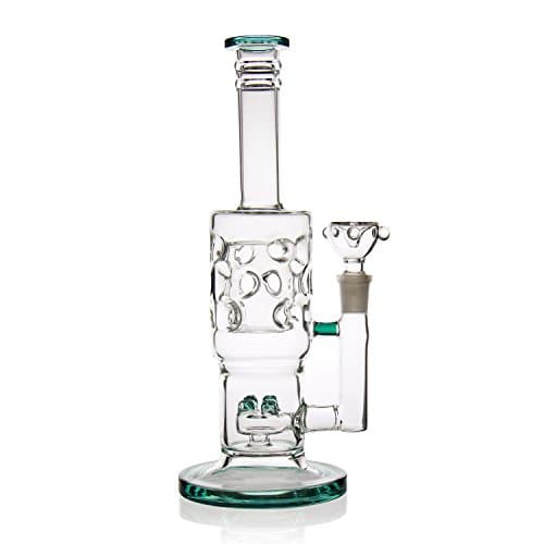 Glass Thick Red tree Handmade 10.2in (6)