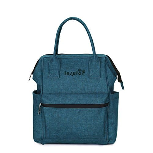 Threelove Premium Quality Diaper Tote Bag Multi-function Baby Backpack Cyan