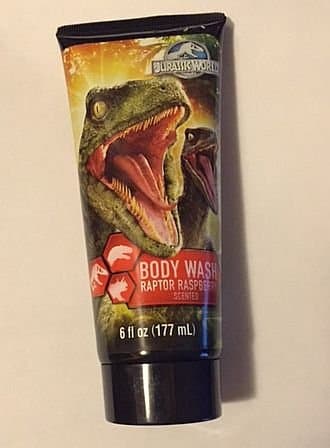 Jurassic World Raptor Raspberry Body Wash 6oz