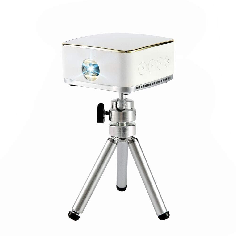 Stablei Portable Mini Handheld Projector 1080P HD, Synchronize Phone & PC Projection Screen, with Adjustable Focus/USB Charge/Micro SD/3.5mm Audio Output