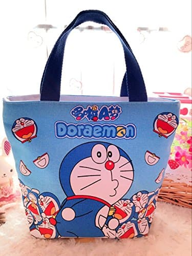 CJB Doraemon Lovely Multipurpose Lunch Bag (Blue Doraemon)