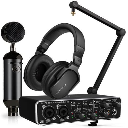 Blue Microphone Blackout Spark Podcast Bundle w/ HRM-5