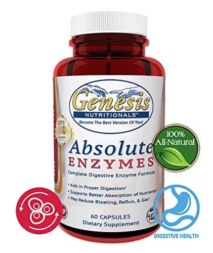 Genesis Nutritionals Absolute Enzymes Complete Digestive Enzyme Formula
