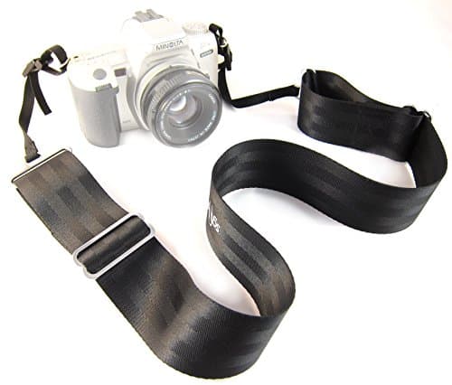 Adjustable Seat Belt Camera Strap Black SG Straps for DSLR Instant Mirrorless