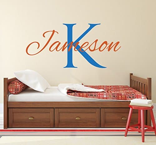 Boy Name Wall Decal Vinyl Decals Sticker Custom Name Decals Personalized Baby Boy Name Decor Nursery Wall Decals Baby Room Decor Boys x93