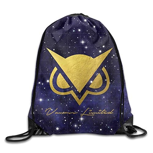 MPOD Vanoss Gaming Gold Owl Logo Drawstring Backpack Bag
