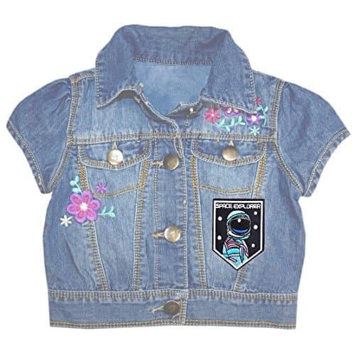 Space Explorer Embroidered Patch Astronaut Applique Sew Iron Craft Bag Jeans