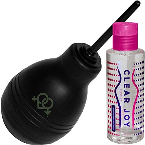 Personal Cleansing Douche and Clear Joy Water Based Lubricant Combo 4 fl.oz.