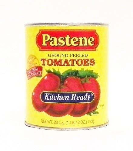 Pastene Kitchen Ready Ground Peeled Tomatoes - Net Wt. 28 oz. by Pastene
