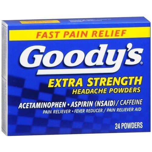 Goody's Extra Strength Headache Powders, 24 Powder Packets Per Box