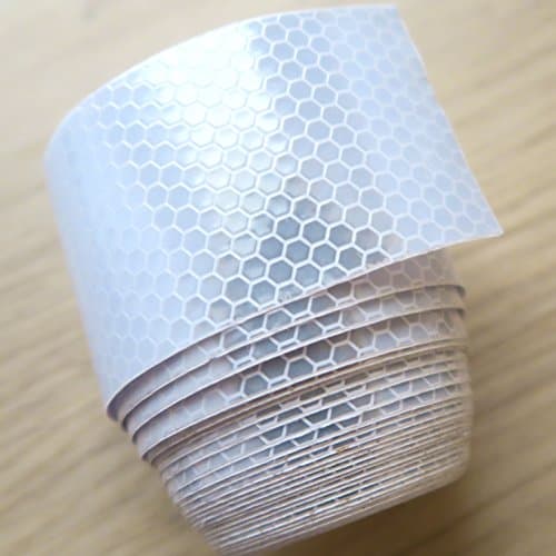 OptOffice Reflective Tape, 2” x 5m Engineer Grade Micro-Prismatic Sheeting With Pressure Sensitive Adhesive, Weather Resistant & Perfectly Adheres On Any Surface