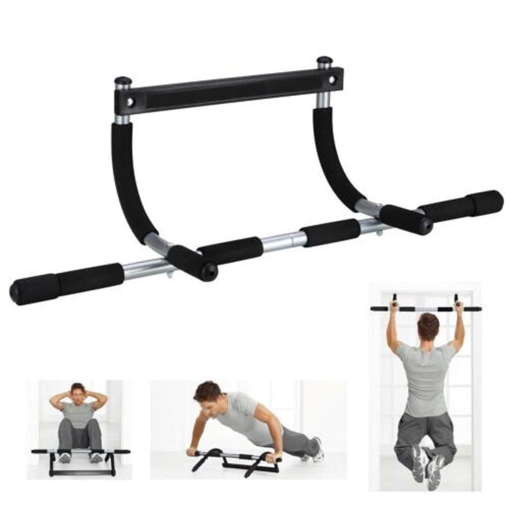 Pull Up Bar for Doorway, Home Exercise Bar No Drilling Required Sit Ups and Dips Upper Body Workout Bar for Both Men & Women