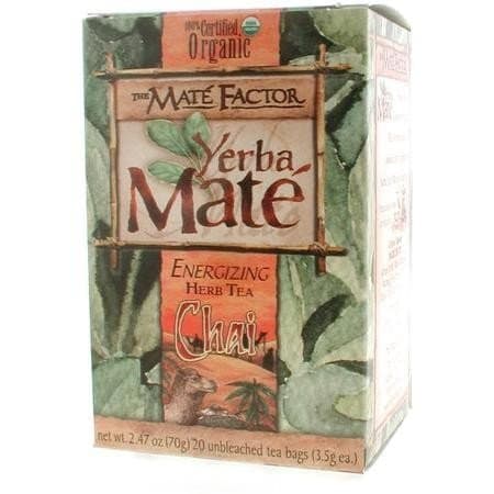 Yerba MateThe Mate Factor Orrganic Yerba Mate, Chai, 24 ea