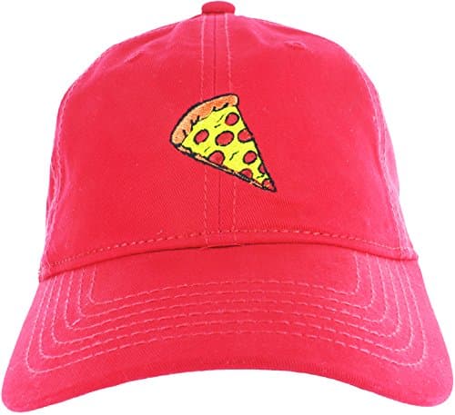 Pizza Dad Hat Cap Pizza Embroidered Adjustable Baseball Cap