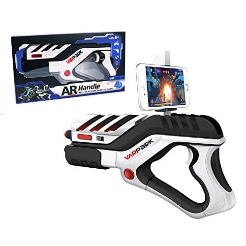 AR Game Gun Toys Augmented Reality for Game with Bluetooth Connecting IOS/Android,360 Degree Enjoy VR Game for Kids Men Women