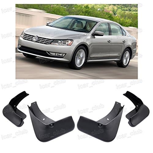 4Pcs Car Mud Flaps Splash Guard Fender Mudguard Front & Rear for Volkswagen Passat 2012-2015