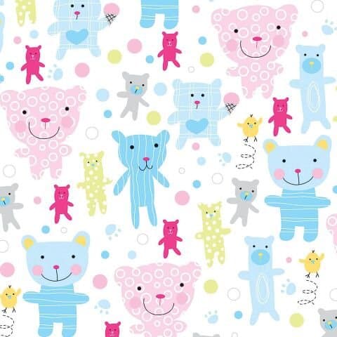 Itty Bitty Bears Wrapping Paper Roll - 16 sq. feet