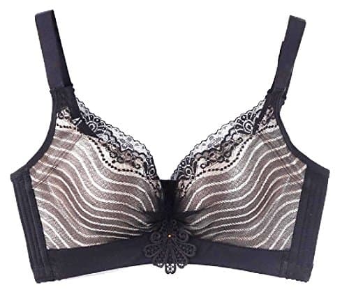 SummerWomen Summer Women's Seamless Solid Colored Comfort Strap Plain Bras Black 38B