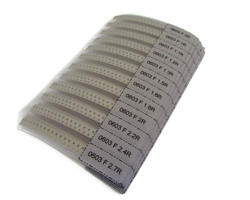 0603 SMD Resistor Kit 170 Value Total 4250 Pieces Surface mount