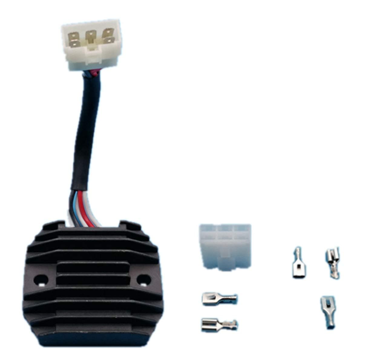 Voltage Regulator Rectifier for Yamaha V-Star Silverado Midnight XVS650 FZS1000 YZF750R FZ1 YZF R Custom Classic Fazer FZS S YZF-R7 OW02 XVS H N AN Drag Star 650 750 1000 5KP-81960-00-00 Z109