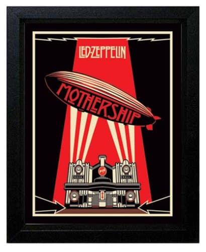 Led Zeppelin Mothership Framed Print 8x10