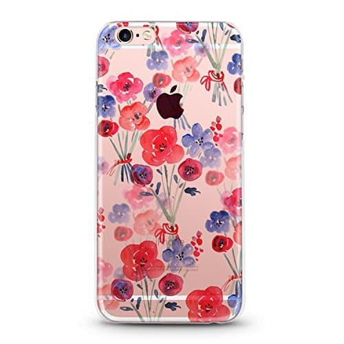 iPhone 6S / 6 Slim Protective Soft Flexi Crystal Clear Case (Japanese Blossoms)