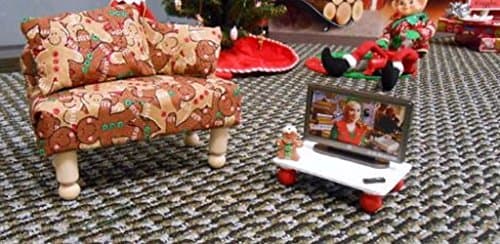 Elf Couch & Television Props. Tv, Remote, Coffee Table, Couch and Pillows. Can use over and over for different day ideas